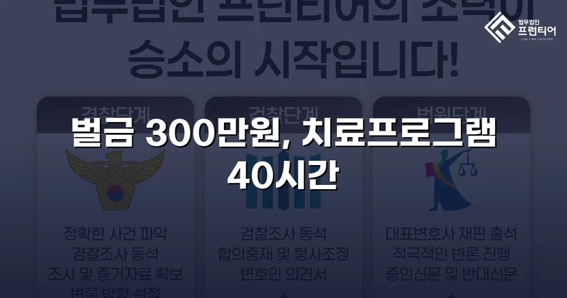징역형 위기의 업무상 추행, 벌금형으로 마무리된 사건