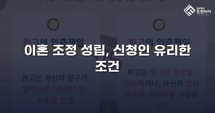 상대방의 고액 반신청, 조정으로 뒤집은 이혼 성공사례