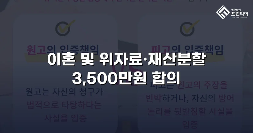 10년 혼인 끝에 일방적 이혼 요구, 위자료·재산분할 3,500만 원 조정 성립