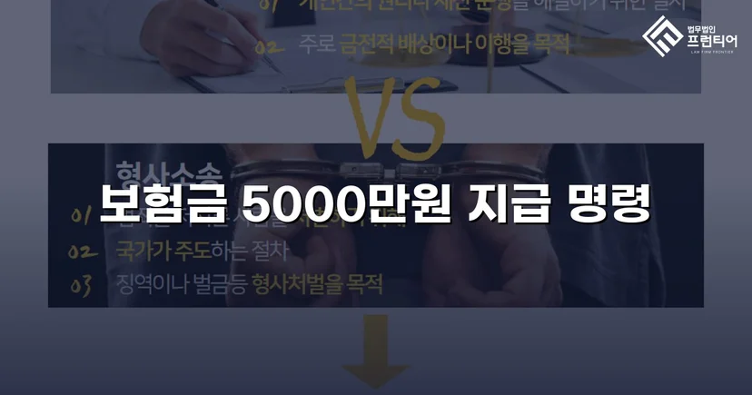 보험사의 자살 주장을 뒤집고 사망보험금 5,000만 원 지급 판결