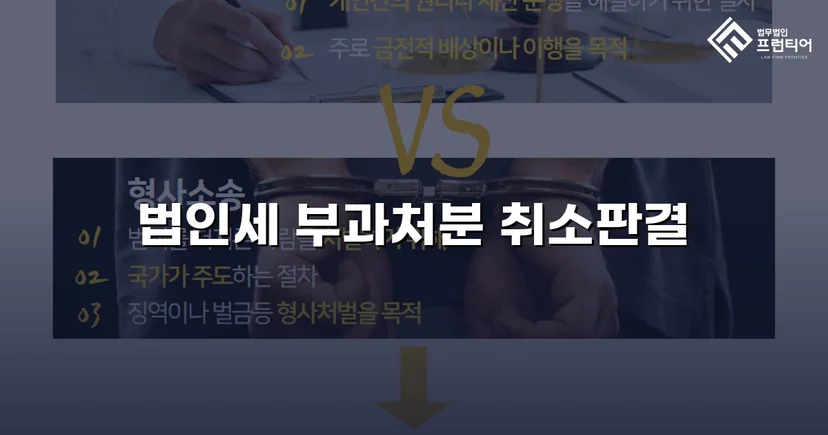 세무당국의 법인세 부과처분, 소송으로 완전 취소 판결