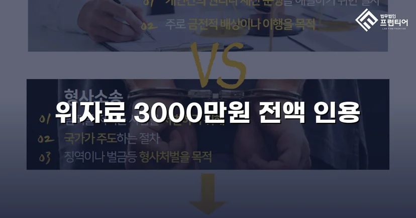 배우자의 외도, 위자료 3,000만 원 전액 인용으로 마무리