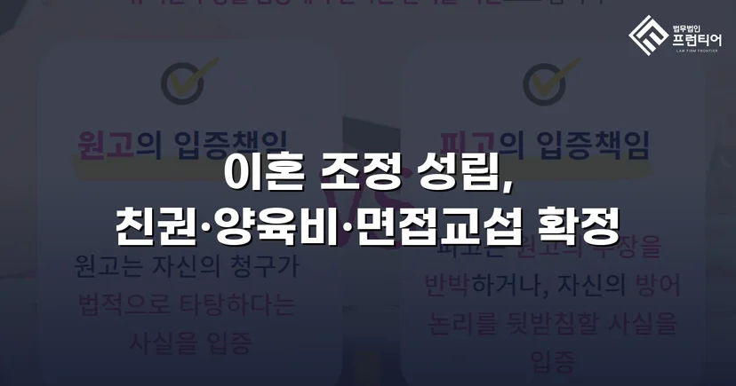 장기 분쟁 우려를 조정으로 완전히 끊어낸 이혼 사건