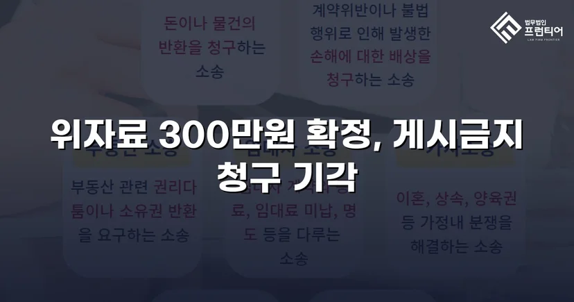 3,000만 원 손해배상 청구, 300만 원으로 감액 성공