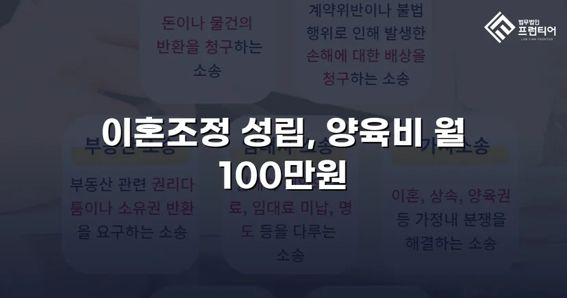 상대방의 고액 반신청, 조정으로 뒤집은 이혼 성공사례