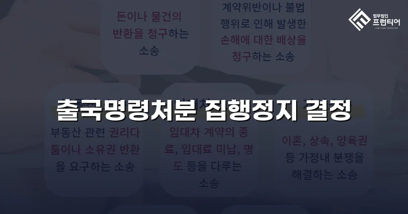출국명령처분 집행정지 신청 인용, 국내 체류권 지켜냈습니다