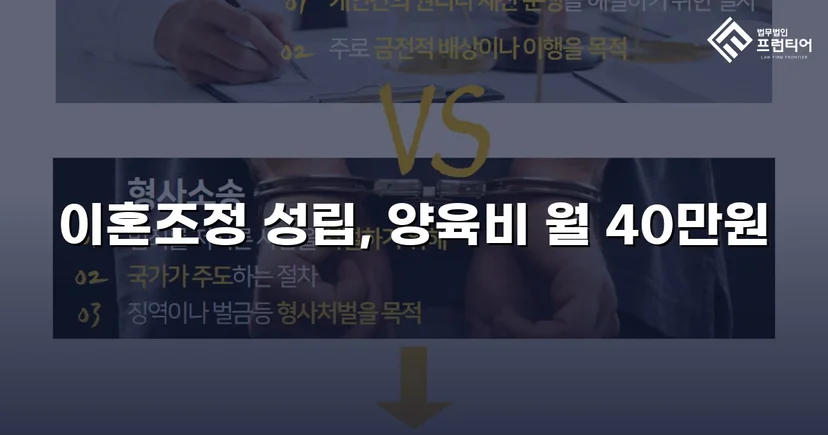 장기 분쟁 우려를 조정으로 완전히 끊어낸 이혼 사건