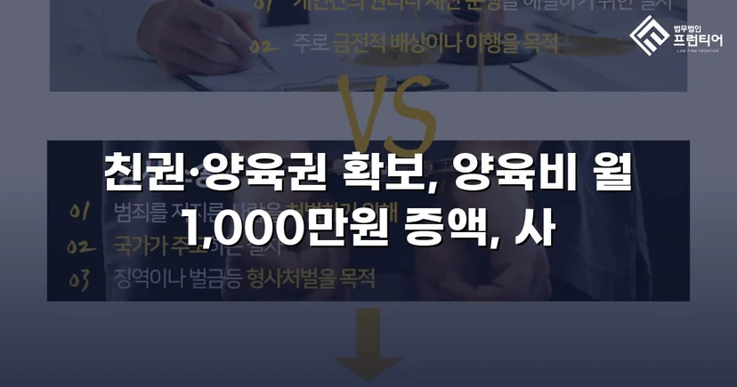 상대방이 제시한 양육비, 조정에서 2배로 뒤집었습니다