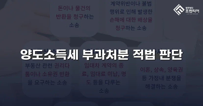 비상장주식 양도소득세 20% 부과처분, 피고 완전 승소로 유지