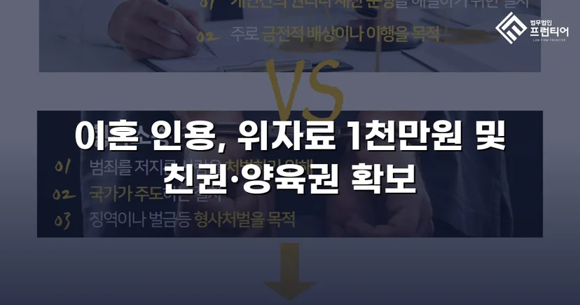 재혼 가정 이혼 소송, 반소로 뒤집어 위자료·양육권 모두 확보
