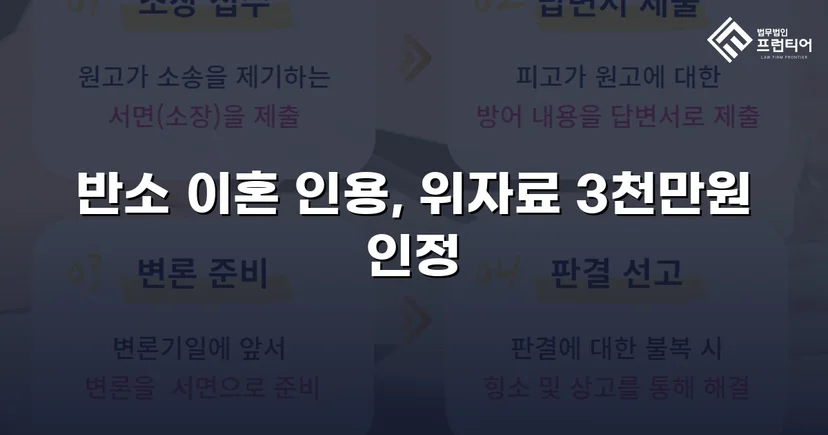 위자료 3,000만 원 전액 인정, 양육권까지 확보한 이혼 소송