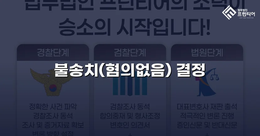 아동·청소년성보호법 위반 혐의, 수사 단계에서 불송치 결정