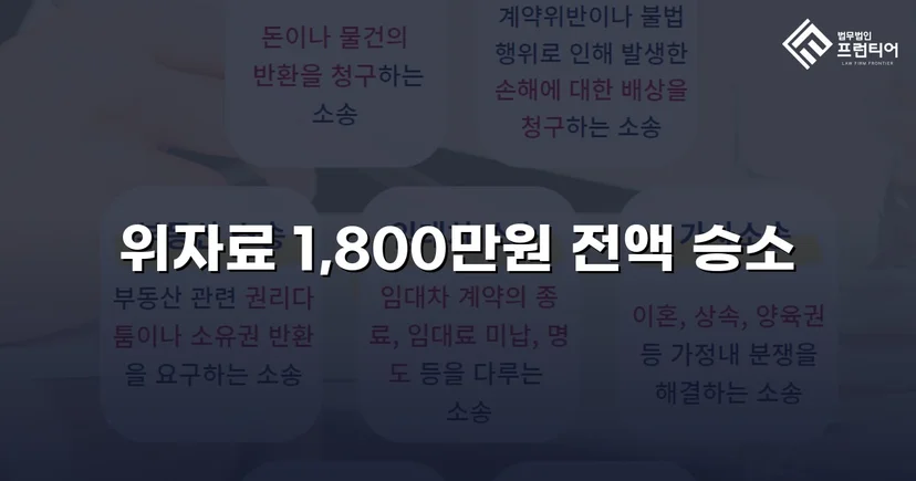 35년 혼인을 무너뜨린 불륜, 위자료 1,800만 원 전액 인정