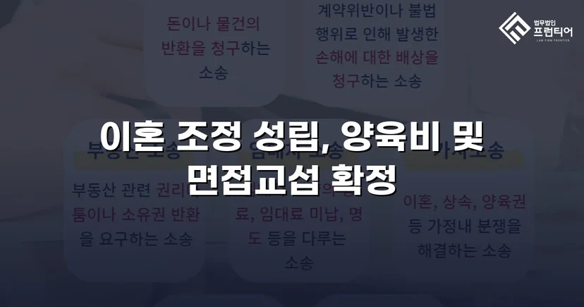 장기 분쟁 우려를 조정으로 완전히 끊어낸 이혼 사건