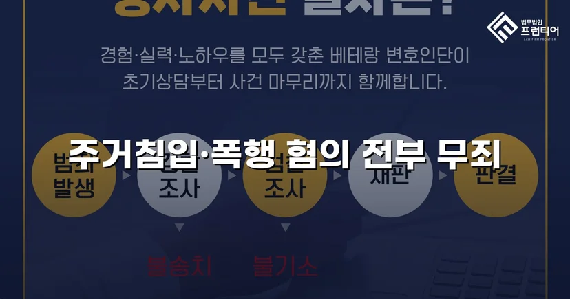 공동주거침입·존속폭행 두 혐의 모두 무죄를 이끌어낸 변론