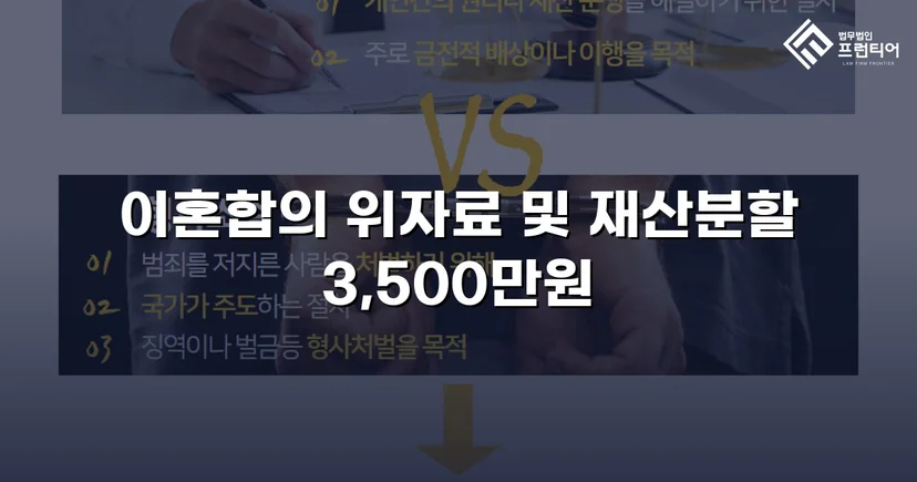 10년 혼인 끝에 일방적 이혼 요구, 위자료·재산분할 3,500만 원 조정 성립