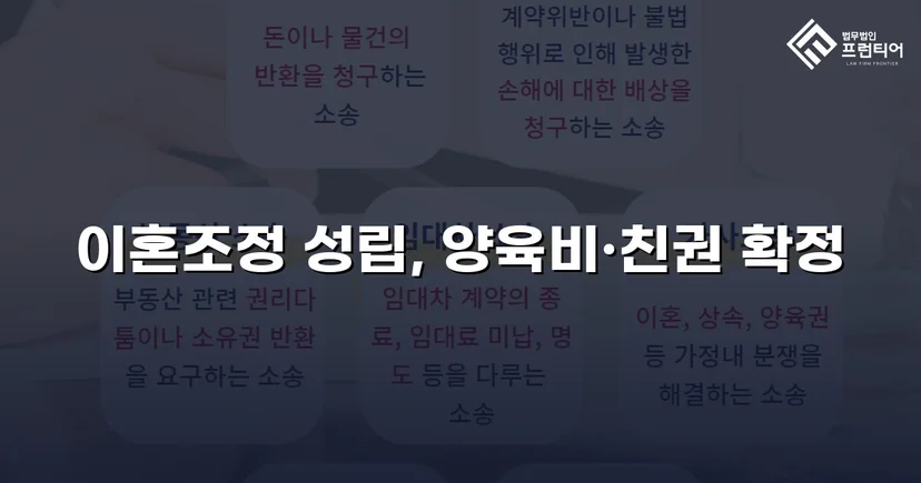 장기 분쟁 우려를 조정으로 완전히 끊어낸 이혼 사건