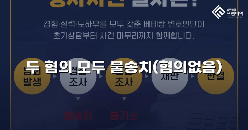 무고죄로 고소당한 의뢰인, 두 혐의 모두 불송치 결정