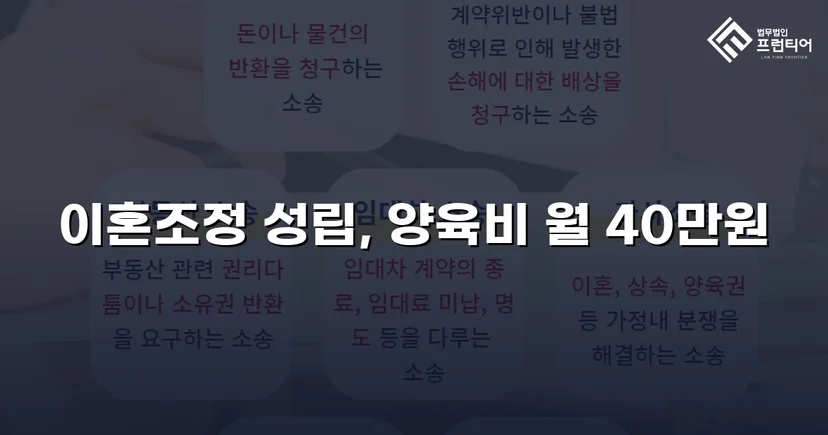 장기 분쟁 우려를 조정으로 완전히 끊어낸 이혼 사건