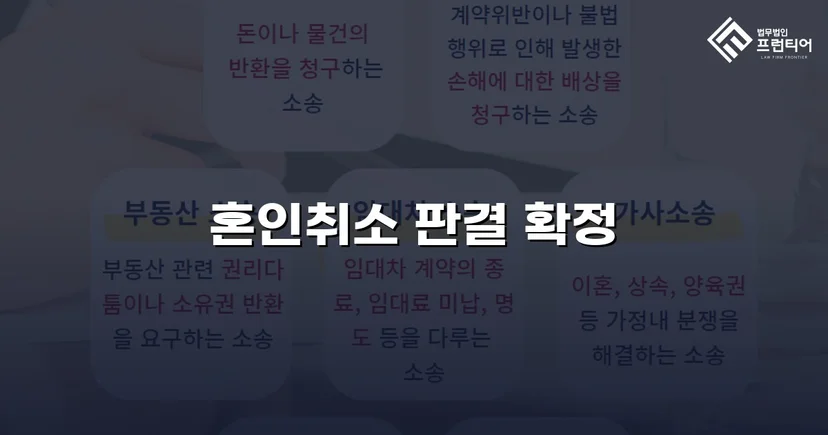 혼인 당시 속임수를 입증해 취소 판결을 이끌어낸 사건