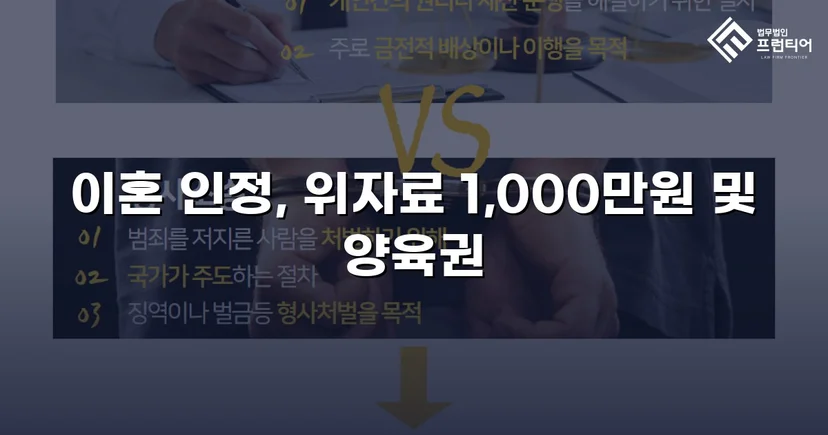재혼 가정 이혼 소송, 반소로 뒤집어 위자료·양육권 모두 확보