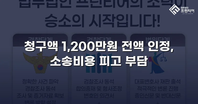 학교폭력 손해배상 청구 1,200만 원, 전액 인용 판결