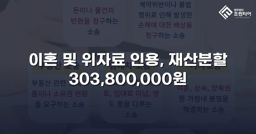 폭력 남편의 반소까지 기각, 재산분할 3억 원 이상 인정받다