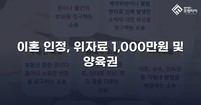 재혼 가정 이혼 소송, 반소로 뒤집어 위자료·양육권 모두 확보