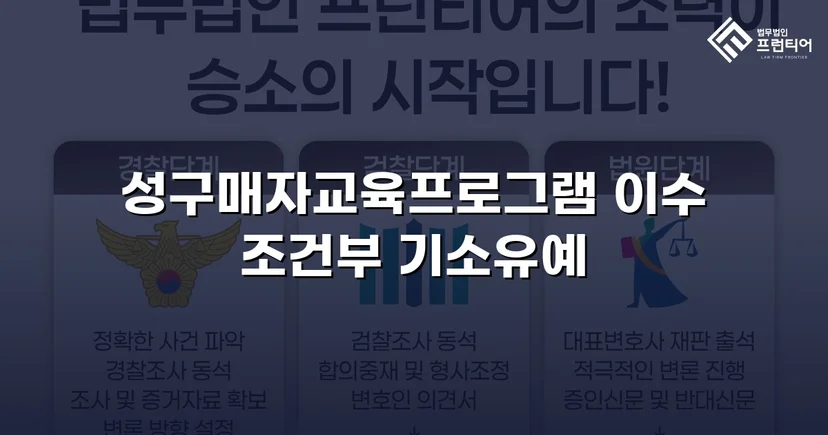 성매매 혐의 입건, 전과 없이 기소유예로 마무리한 사건