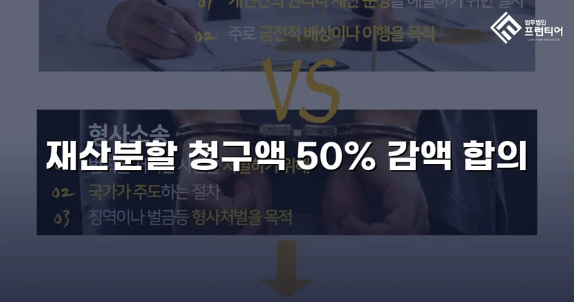 재산분할 2,000만 원 청구, 절반으로 줄인 이혼소송 승리