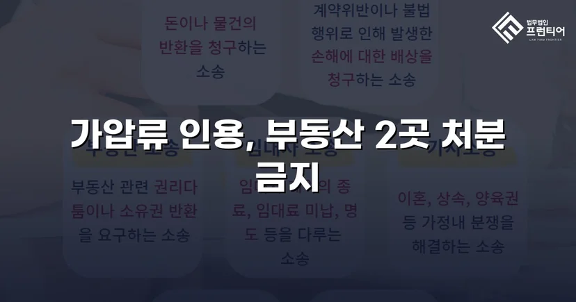 이혼 재산분할, 가압류 인용으로 채무자 처분 막아낸 사건