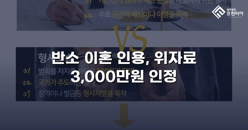위자료 3,000만 원 전액 인정, 양육권까지 확보한 이혼 소송