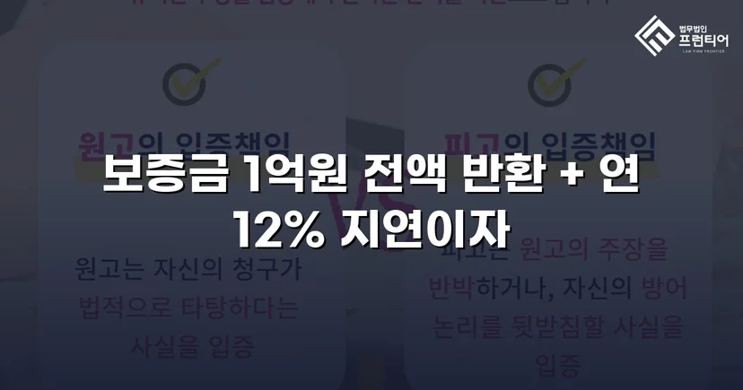 전세보증금 1억 원, 도주한 임대인에게서 전액 회수한 사건