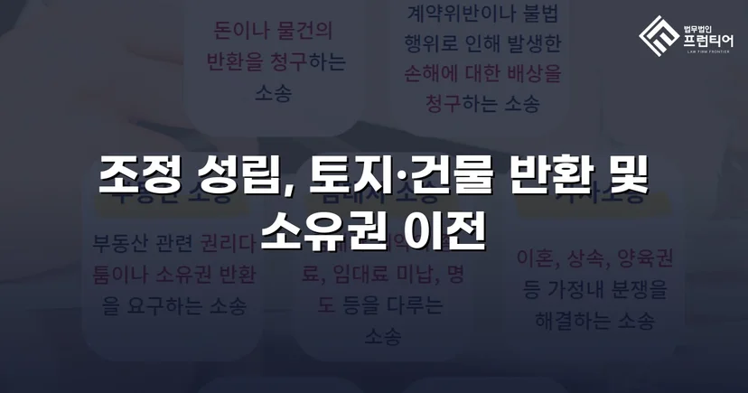 토지·건물 인도 분쟁, 법원 조정으로 소유권 완전 확보