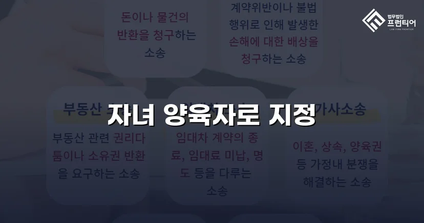 상대방이 먼저 청구했지만, 양육권자로 지정된 사건