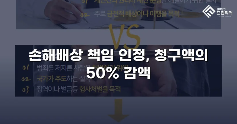 3천만 원 손해배상 청구, 절반으로 줄인 결과
