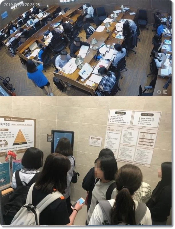 초심스터디카페 vs 타사 프랜차이즈 무인 운영 시스템 비교 관련 이미지