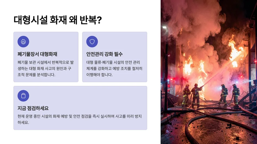 제주 쿠팡물류센터 화재, 대형 시설 화재 안전관리의 현황 제주 쿠팡물류센터 화재 사건의 경과