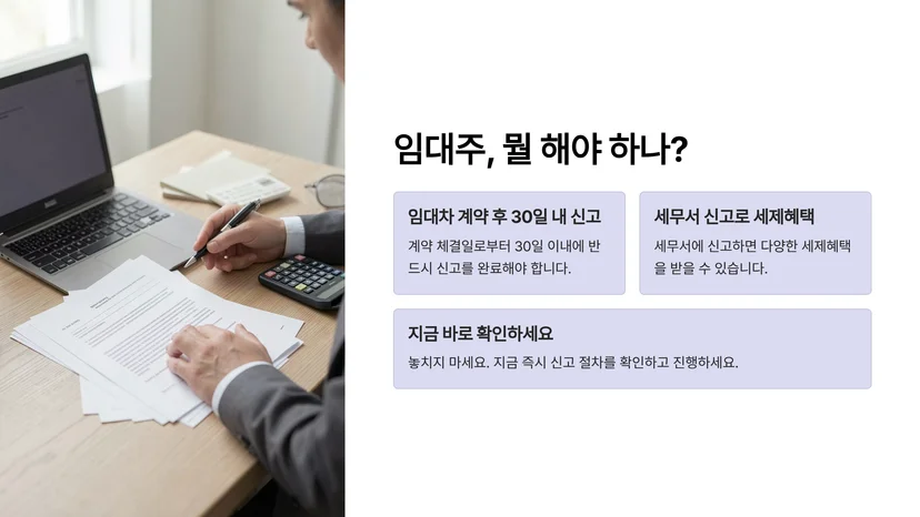 부동산중개업 등록부터 임대사업자 신고까지, 주택 임대차 신고 필수 절차 주택 임대차 신고, 누가 해야 하는가