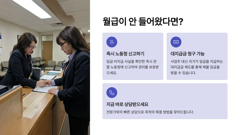 임금체불 신고부터 대지급금 청구까지 — 근로자 보호 절차 완전 가이드 임금체불의 정의와 신고 대상 확인