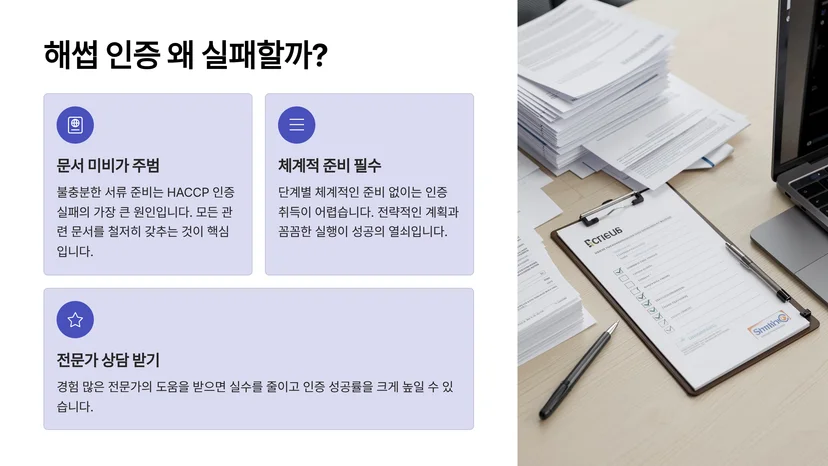 HACCP 인증 준비 시 주의사항 완벽 정리—인증 실패를 막는 필수 체크리스트 HACCP 의무 대상 여부 먼저 확인하기