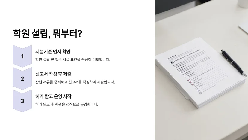 예체능 학원 설립 허가와 신고 절차, 시설 기준부터 신청까지 완전 정리 예체능 학원 설립 시 '허가'와 '신고' 어떻게 다른가