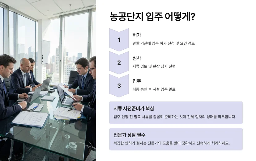 농공단지 입주 절차와 지원 혜택, 공장 건축 허가부터 완벽 가이드 농공단지 입주 자격과 신청 요건