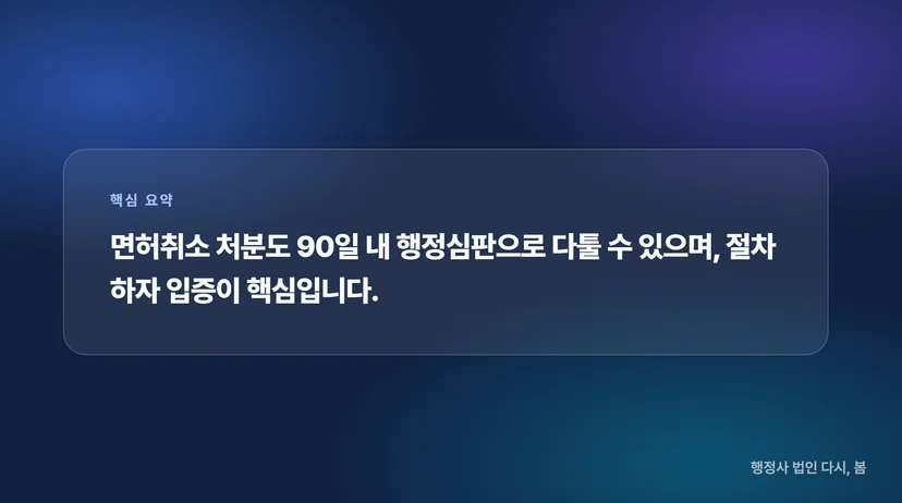 음주운전 면허취소 통보, 행정심판으로 다퉈볼 수 있습니다 음주측정 거부나 측정 절차의 하자가 쟁점이 됩니다