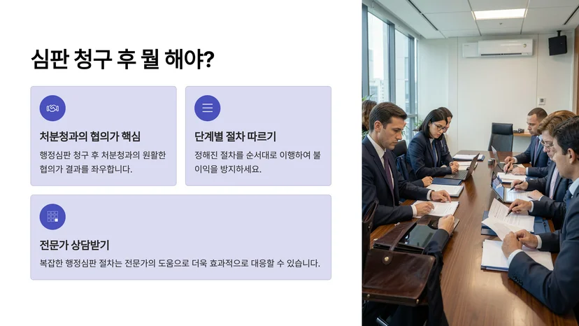 행정심판 청구 후 처분청과 협의하는 방법과 절차 행정심판 청구 전 필수 절차 정리