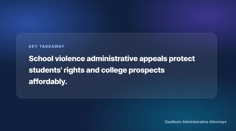 School Violence Administrative Appeal Costs and Impact on College Admissions: A Complete Guide Administrative Appeal Filing Procedure and Deadline