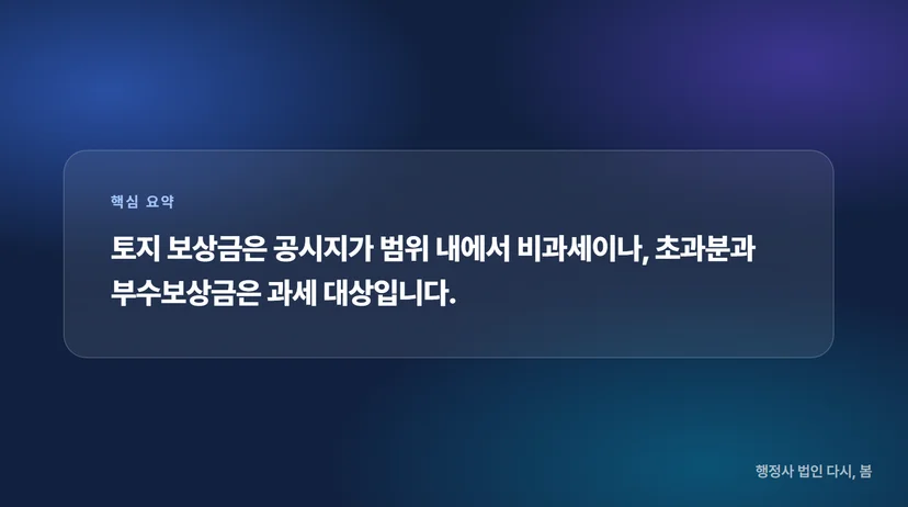 토지보상금 받을 때 세금이 나올까? 수용재결 후 세금 처리 방법 이의신청 중일 때 보상금 세금 처리는?