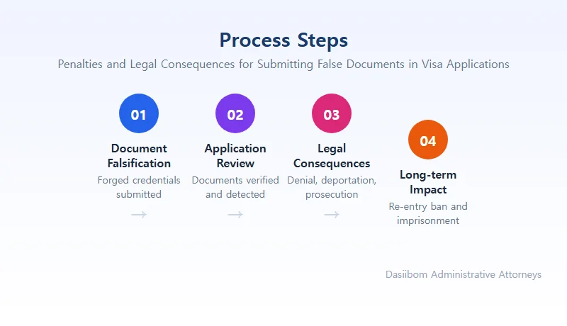 Penalties and Legal Consequences for Submitting False Documents in Visa Applications Penalties for False Statements in F-5 Permanent Residence Applications