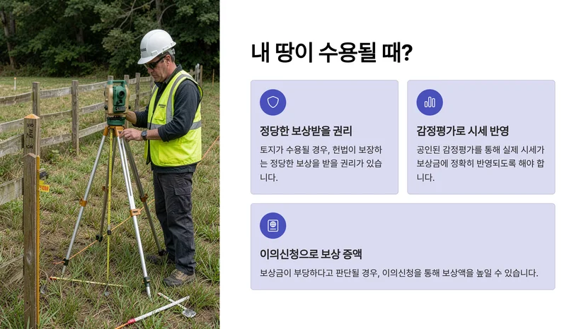 도로 개설로 토지 수용될 때 받을 수 있는 보상금 계산 방법과 이의신청 절차 도로 개설 토지 수용이란