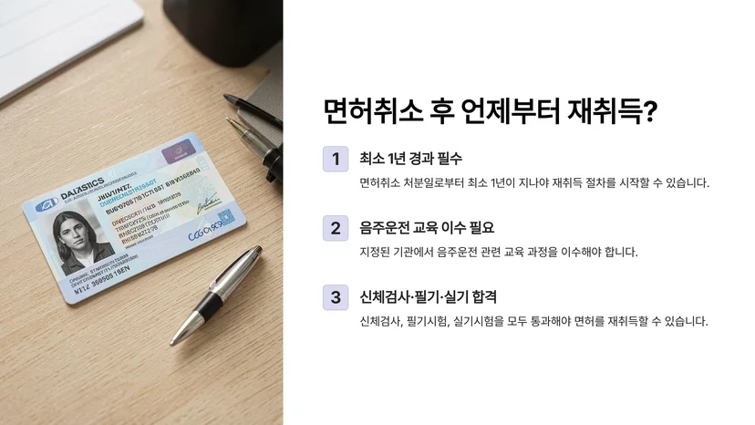 음주운전 면허취소 후 재취득까지 정확한 기간과 구제 절차 음주운전 면허취소의 기본 기준과 기간
